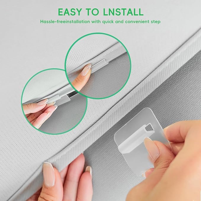 Tesla Model 3 Sunshade Roof No Gaps, No-Sagging Glass Heat Insulation Glass Foldable Roof Sun Shade Accessories for Tesla Model 3 2024-2025, Gray