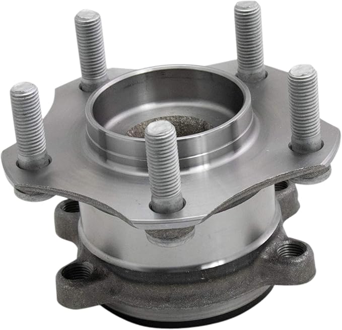 TRQ 2 Piece Rear Wheel Bearing & Hub Assembly Set with ABS Sensor Compatible with 2014-2018 Mazda 3