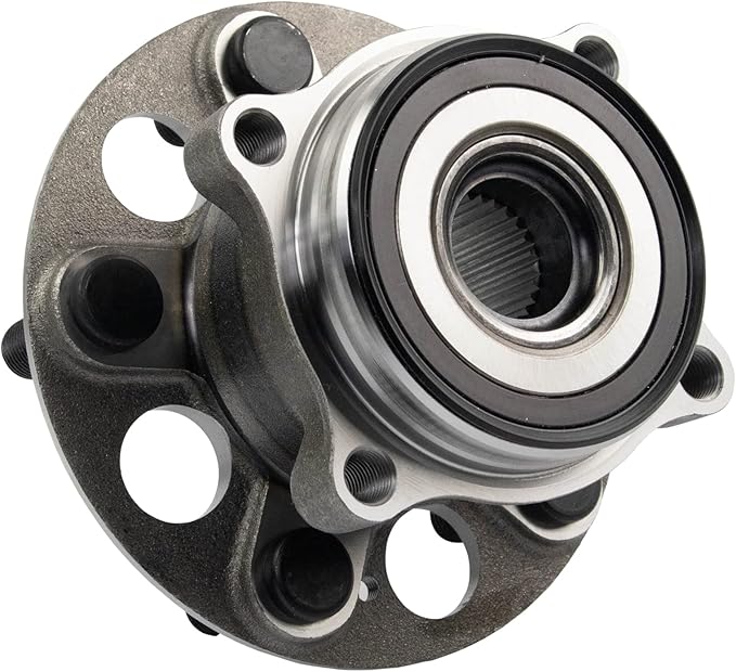 TRQ Rear Left and Right Wheel Bearing and Hub Assembly Set 2 Piece Compatible with 2017-2020 Honda Ridgeline All Wheel Drive 2021 Ridgeline 2022 Ridgeline All Wheel Drive 2023 Ridgeline