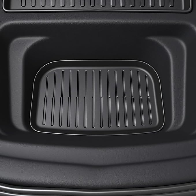 SUPER LINER Tesla Model Y Juniper 2025 2026 Floor Mats & Cargo Liners Full Set 9 PCS Extra-Thick TPE CabinProtect™ for 5-Seater | All-Weather Pet & Child-Friendly Accessories(Not for Standard)