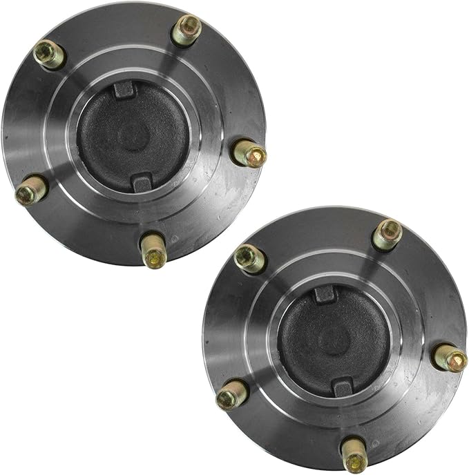 TRQ 2 Piece Rear Wheel Bearing & Hub Assembly Set Compatible with 1995-2005 Chrysler Sebring 1995-2000 Dodge Avenger 2001-2005 Stratus 1995-1998 Eagle Talon 1995-2004 Mitsubishi Eclipse 1996-2003 Gal