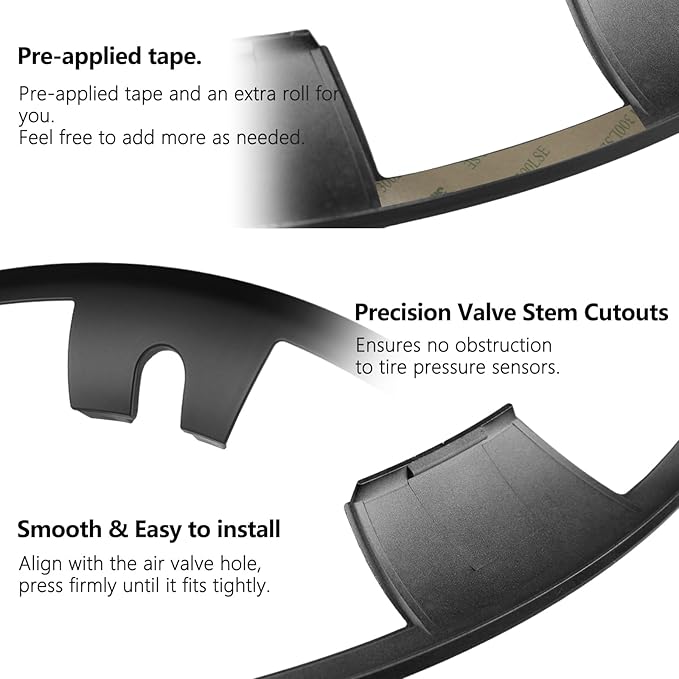 Wheel Rim Protect for Tesla Model Y 20" (2020-2024), Easy-Install Hubcaps Wheel Cover, Scratch-Resistant Car Tire Trim Rings, Stylish Design for Induction Wheels, Gunpowder 4Pcs Model Y Accessories