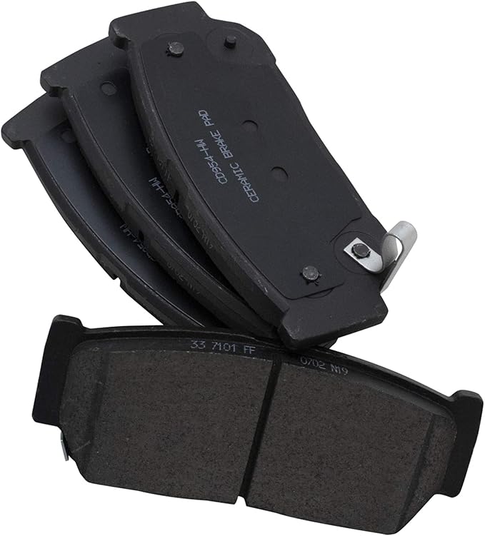 TRQ Rear Brake Pads Ceramic Compatible with 2007 Hyundai Entourage 2006 Kia Sedona 2003-2009 Sorento