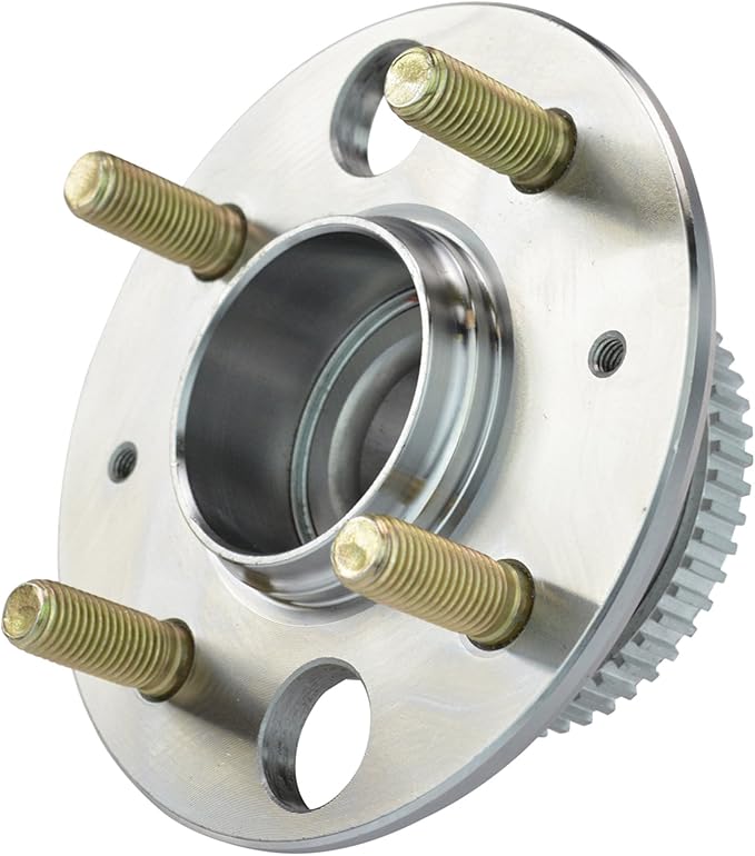 TRQ Rear Wheel Bearing and Hub Assembly Set 2 Piece Compatible with 1992-1998 Acura Integra GS-R 1994-1998 Integra LS 1990-1993 Integra GS 1994-1995 Honda Civic 4 Wheel ABS Brakes