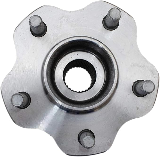 TRQ Rear Left and Right Wheel Bearing and Hub Assembly 2 Piece Set Compatible with 2003-2006 Infiniti G35 / 2007 G35 Coupe Only / 2003-2009 Nissan 350Z