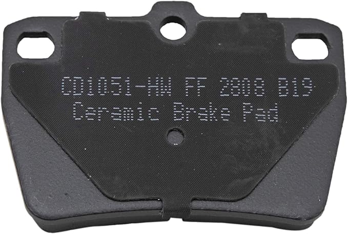TRQ Rear Brake Pads Ceramic Compatible with 2004-2005 Toyota RAV4