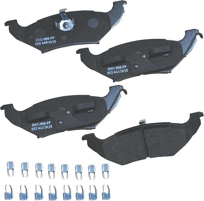Bendix Premium SBC662 Ceramic Rear Brake Pads for Ford Crown Victoria 1995-1992, Grand Marquis 1994-1992, Mercury Grand Marquis 1995-1992