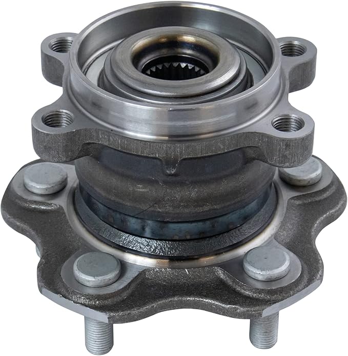 TRQ Rear Left and Right Wheel Bearing and Hub Assembly Set 2 Piece Compatible with 14-17 Nissan Juke AWD 14-19 Rogue AWD 14-15 Rogue Select AWD 17-22 Rogue Sport AWD