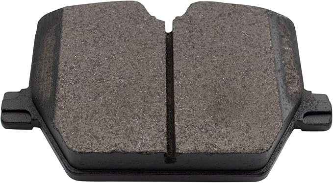 TRQ Rear Ceramic Brake Pad Set Includes Contact Point Grease Compatible with 19-25 BMW 330i 330i xDrive with Blue Painted Calipers 20-25 Toyota GR Supra with Red or Blue Painted Calipers