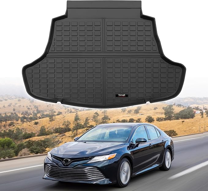 Custom for 2018-2023 Toyota Camry & 2019-2022 Avalon Cargo Mats Trunk Liner All Weather TPE Protection Mat Accessories (for 2018-2023 Toyota Camry & 2019-2022 Avalon)