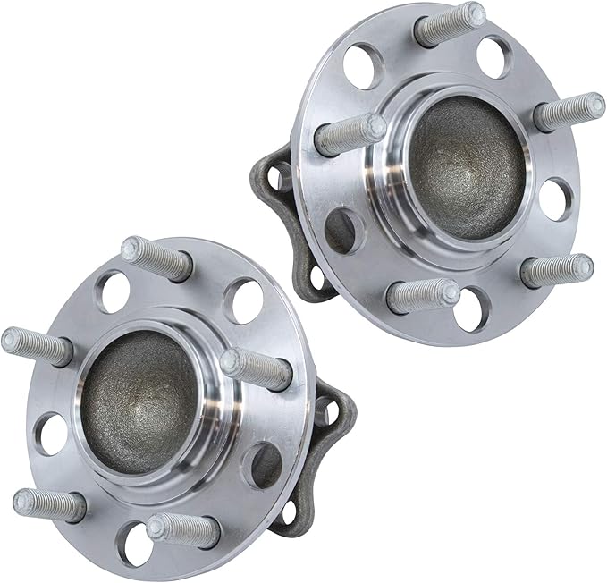 TRQ Rear Left and Right Wheel Bearing and Hub Assembly Set 2 Piece Compatible with 2013-2020 Mitsubishi Outlander FWD 2013-2020 Outlander Sport FWD 2018-2020 Eclipse Cross FWD