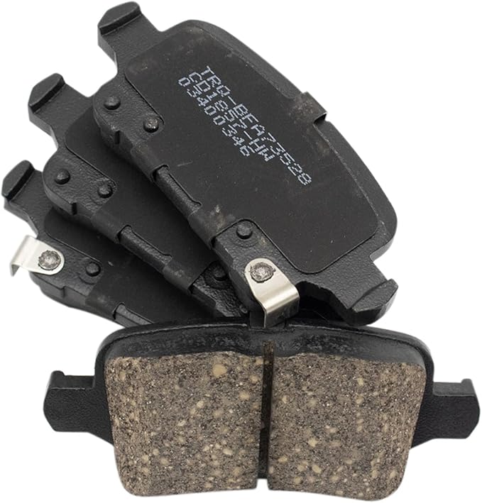 TRQ Rear Brake Pads Ceramic Compatible with 2016-2019 Chevrolet Cruze 2017-2023 Bolt EV 2022-2023 Bolt EUV 2016-2019 Volt