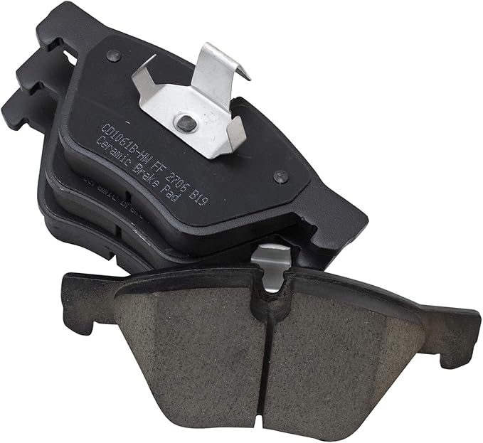 TRQ Front Brake Pads Ceramic Compatible with 2008-2013 BMW 128i 2006 325i 325xi 2007 328i 328xi 330i 330xi 335xi 2004-2007 525i 2009-2016 Z4