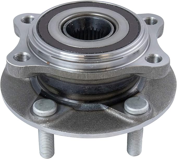 TRQ Front Driver and Passenger Side Wheel Bearing and Hub Assembly Set 2 Piece Compatible with 14-18 Mazda 3 Japan Built Models 1st VIN Digit J 14-18 3 Mexico Built Models 1st VIN Digit 3 16-21 CX-3
