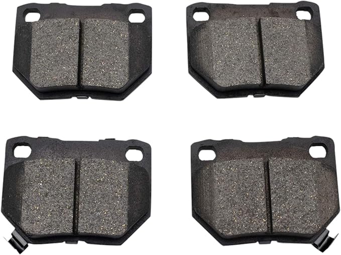 TRQ Rear Brake Pads Ceramic Compatible with 1990-1996 Nissan 300ZX 2006-2007 Subaru Impreza