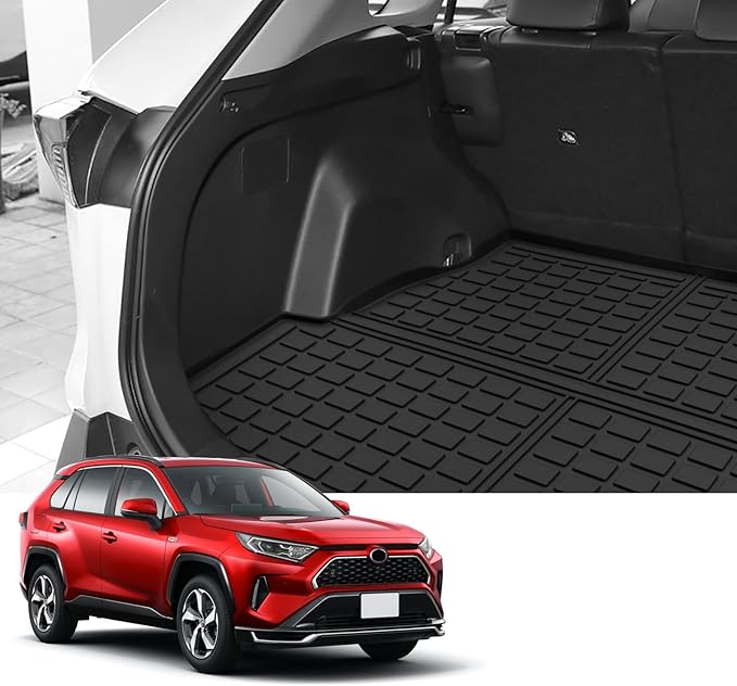 Custom for 2019-2025 Toyota RAV4 Cargo Mats Trunk Liner All Weather TPE Protection Mat Accessories (for 2019-2025 Toyota RAV4)