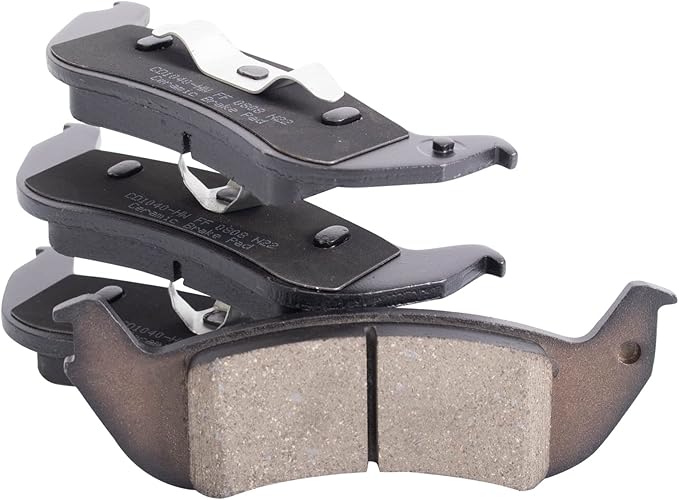 TRQ Rear Brake Pads Ceramic Compatible with 2003-2011 Ford Crown Victoria 2010-2011 Ranger 2005-2011 Mercury Grand Marquis 2005-2011 Lincoln Town Car