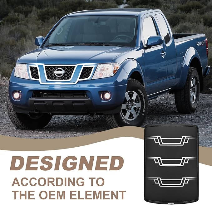 Muslogy Center Console Armrest Cover Fit for Nissan Frontier 2005-2021 & Xterra 2005-2015 Accessories, Comfort Armrest Pad Console Lid Cushion Vegan Leather Regular Thick