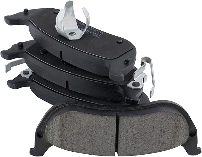TRQ Rear Brake Pads Ceramic Compatible with 2004-2008 Chrysler Pacifica