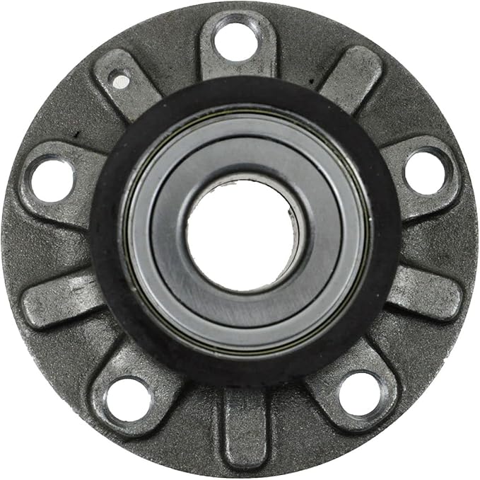 TRQ Rear Left and Right Wheel Bearing and Hub Assembly Set 2 Piece Compatible with 06-13 Audi A3 18-20 A3 16-18 A3 Sportback e-tron 15-19 Volkswagen e-Golf 16-21 Golf 15-21 GTI