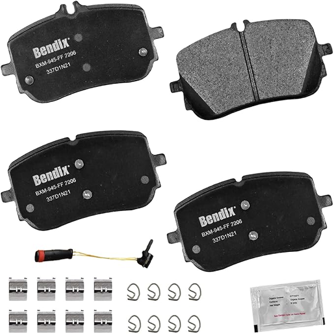 Bendix Priority1 CFM2206 Semi-Metallic Front Brake Pads for Mercedes-Benz A200 2020, A220 2022-2019, CLA200 2020-2019, CLA250 2023-2020
