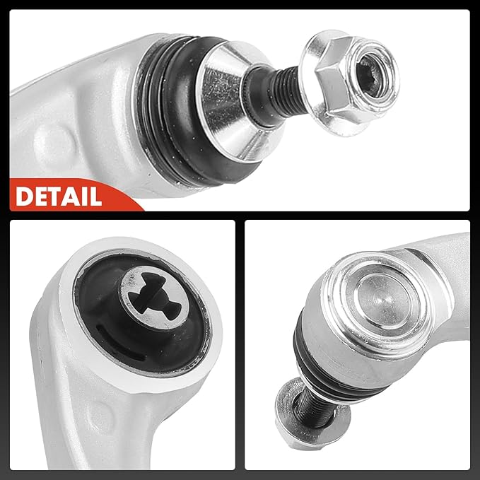 A-Premium Set of 4, Front Forward and Rearward Lower Control Arm Kit, with Ball Joint & Bushing, Compatible with Tesla Model Y 2020 2021 2022 2023