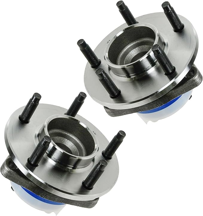 TRQ 2 Piece Rear Wheel Bearing & Hub Assembly Set Compatible with 2005 Buick Terraza 2003-2007 Cadillac CTS 2005-2011 STS Chevrolet Uplander Saturn Relay