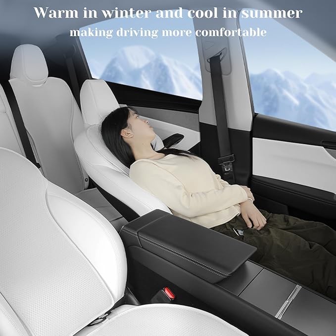 Car Seat Cover Full Set for Tesla Model Y Juniper 2020-2026 Seat Cushion Cover Interior Seat Protector for Model Y Launch Series Accessories, White
