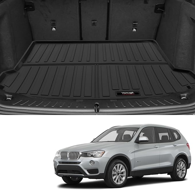 Custom for 2011-2017 BMW X3 Cargo Mats Trunk Liner All Weather TPE Protection Mat Accessories (for 2011-2017 BMW X3)