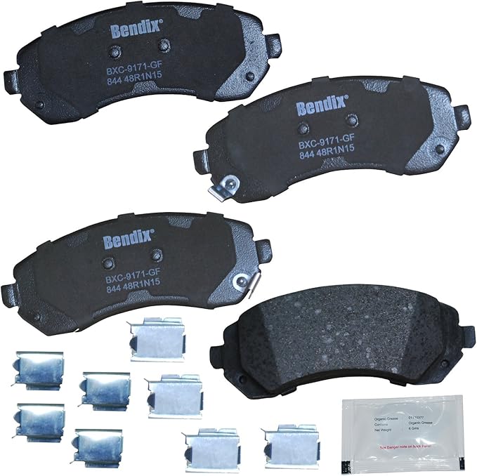 Bendix Priority1 CFC844 Disc Brake Pad Set Ceramic for Select Models Buick Rendezvous Venture,Jaguar S-Type,Olds Silhouette,Aztek,Montana