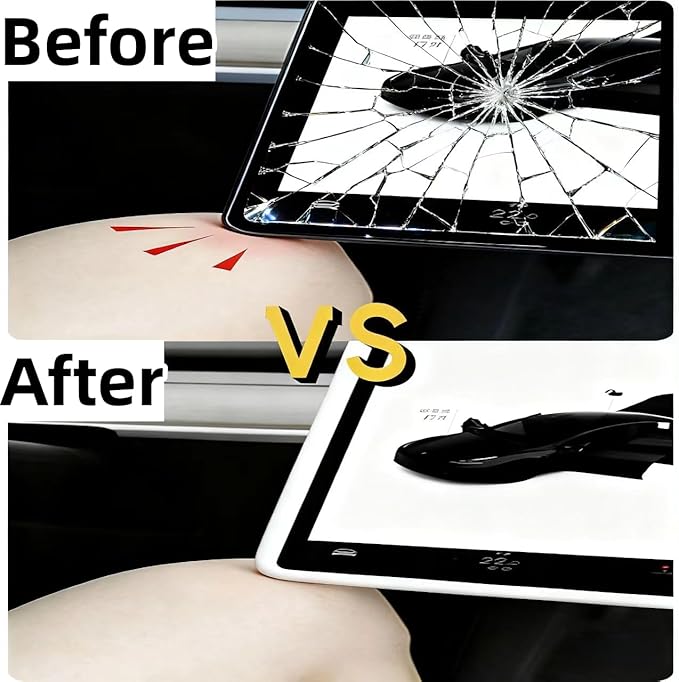 4 PCS Silicone Center Console Accessories Kit for Tesla Model Y Juniper 2025 2026, Including Center Console Mat, Cup Holder Insert, Screen Edge Protector Frame, and Mirror Frame Protectors (White)