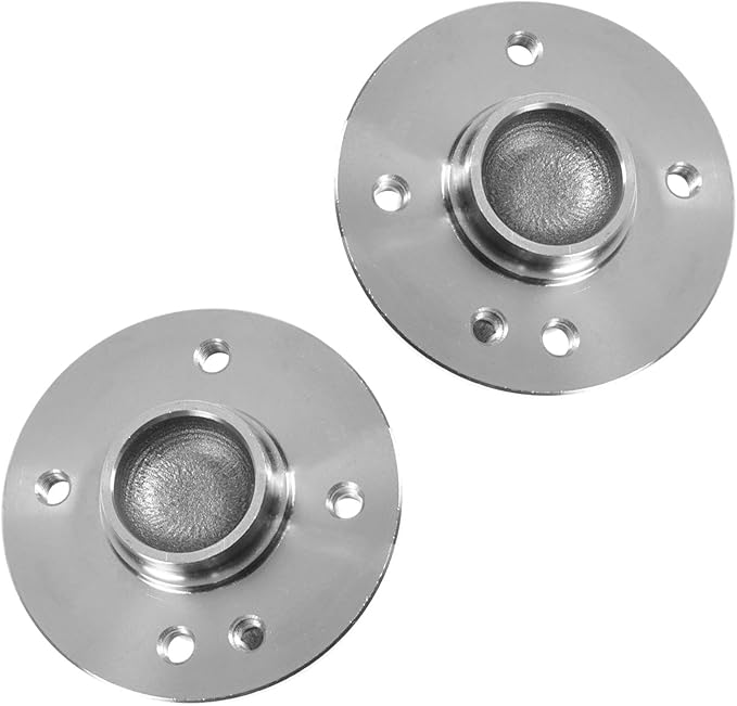 TRQ 2 Piece Rear Wheel Bearing & Hub Assembly Set Compatible with 2002-2006 Mini Cooper