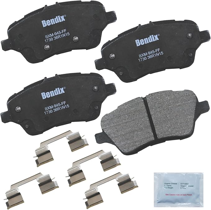 Bendix Priority1 CFM1730 Semi-Metallic Front Brake Pads for Ford Fiesta 2019-2014