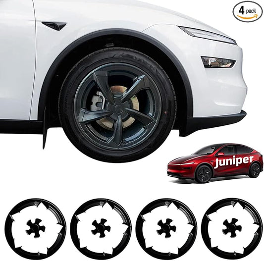 19 in Rim Protector for Model Y Juniper 19" Crossflow Wheel Cover All-in-one Car Tire Trim Ring Rim Case Hubcap for Tesla ModelY 2025 2026 Juniper Accessories