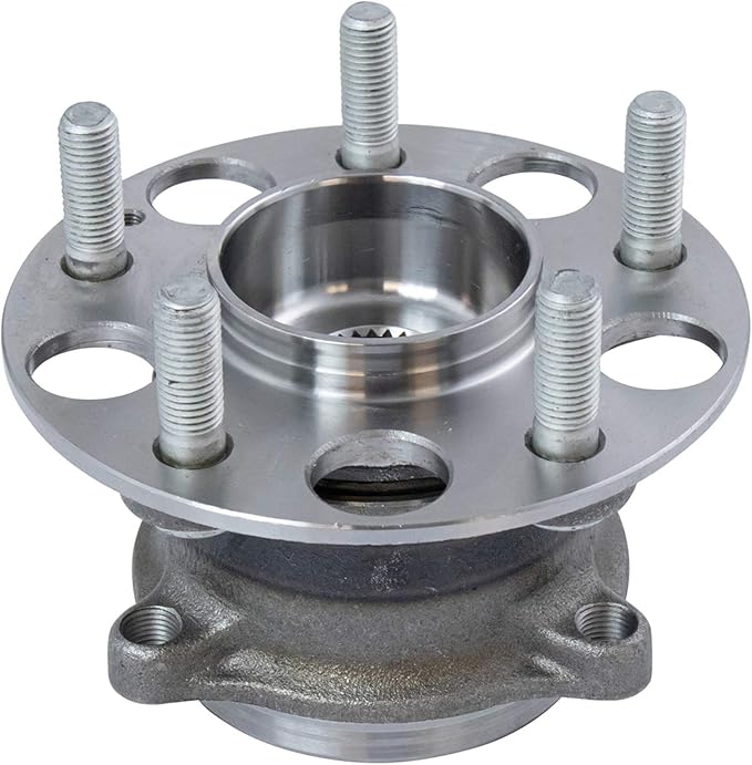 TRQ Rear Left and Right Wheel Bearing and Hub Assembly Set 2 Piece Compatible with 2014-2016 Acura MDX AWD with ABS