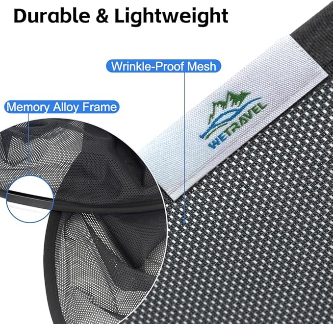 Lightweight One Piece Mesh Sunshade for Tesla Model Y Juniper/Launch, Tesla Model Y Rear Window Sunshade, UV Blocking & Heat Insulation, Easy Clip Install, Foldable with Storage Bag