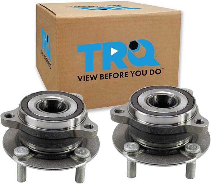 TRQ Front Left and Right Wheel Bearing and Hub Assembly Set 2 Piece Compatible with 2016 Scion iA 2017-2018 Toyota Yaris iA 2019-2020 Yaris