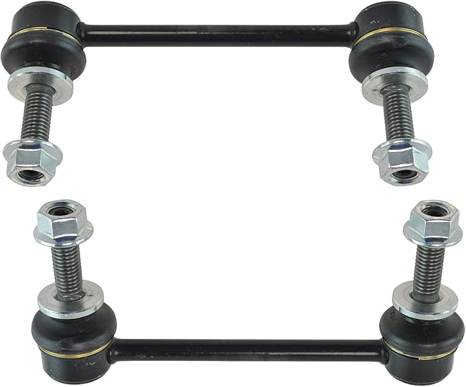 TRQ Front Driver and Passenger Side Sway Bar Link Set 2 Piece Compatible with 2008-2014 Cadillac CTS All Wheel Drive 2005-2011 STS 2004-2009 SRX
