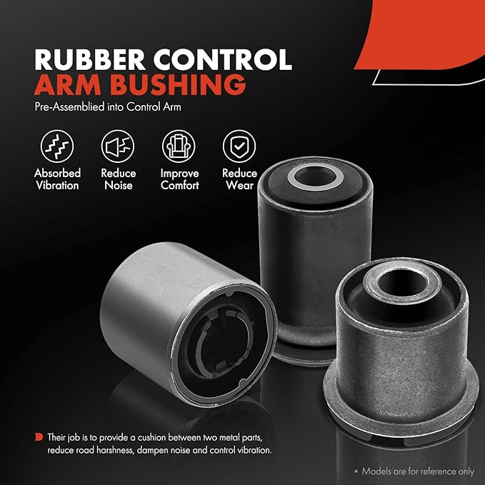 A-Premium Set of 4, Front Forward and Rearward Lower Control Arm Kit, with Ball Joint & Bushing, Compatible with Tesla Model Y 2020 2021 2022 2023