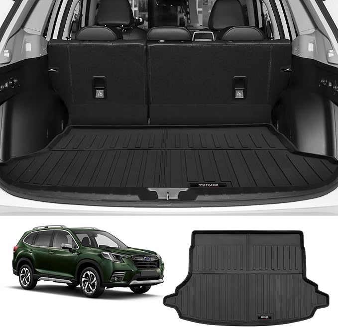 Custom for 2019-2024 Subaru Forester Cargo Mats Trunk Liner All Weather TPE Protection Mat Accessories (for 2019-2024 Subaru Forester)