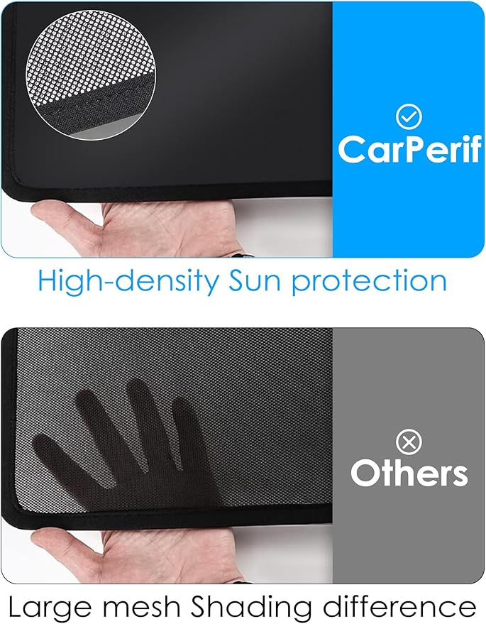 Tesla Model 3 Y Roof Sunshade Accessories 2024-2020 Visor Sunroof Sun Shade UV Reflector 2PCS Reflective Covers Block Harmful UV Rays Glare (Ice Black)
