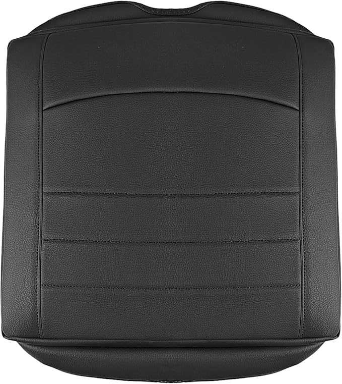 Muslogy Center Console Armrest Cover Fit for Dodge Ram1500/2500/3500 2013-2018 Accessories, Comfort Armrest Pad Console Lid Cushion Vegan Leather 1-Inch Extra Thick(Bucket Seat ONLY)