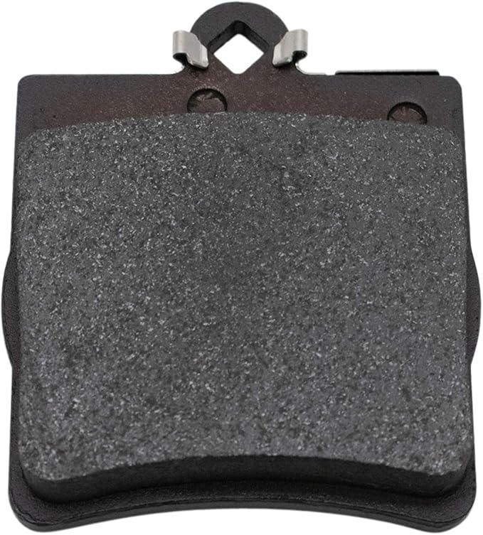 TRQ Rear Brake Pads Ceramic Hardware Compatible with 1996-2011 Mercedes-Benz C230 C240 C280 C320 C350 CLK320 CLK350 CLK430 E320 E430 SLK230 SLK280 SLK300 SLK320 SLK350 2004-2008 Chrysler Crossfire