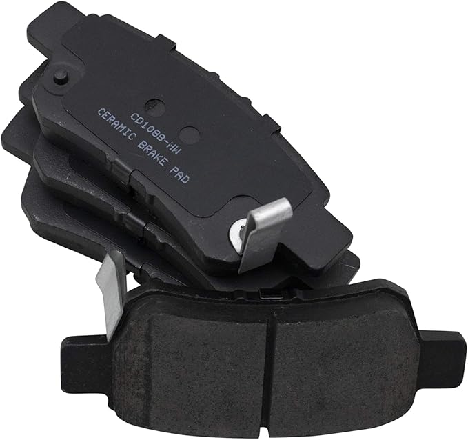 TRQ Rear Brake Pads Ceramic Compatible with 2005-2010 Honda Odyssey