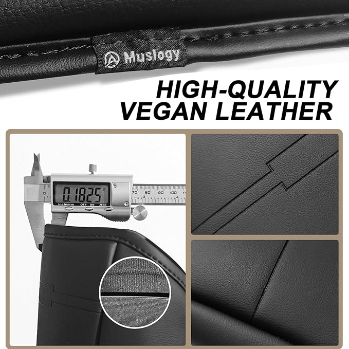 Muslogy Center Console Armrest Cover Fit for Honda CR-V 2017-2022 Accessories, Comfort Armrest Pad Console Lid Cushion Vegan Leather Regular Thick