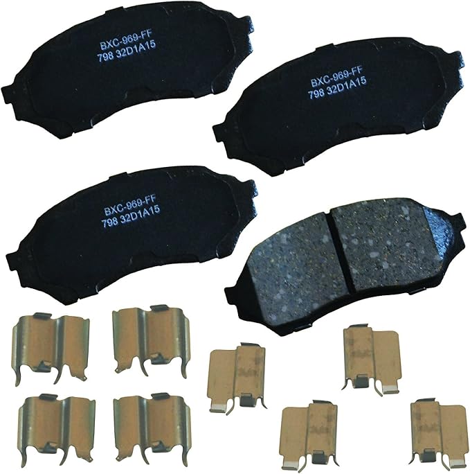 Bendix Premium SBC798 Ceramic Front Brake Pads for Mazda Protege 2003-1999