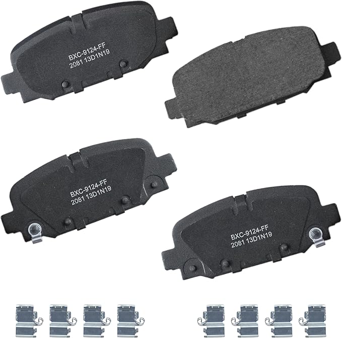 Bendix Premium SBC2081 Ceramic Rear Brake Pads for Jeep Compass 2023-2017