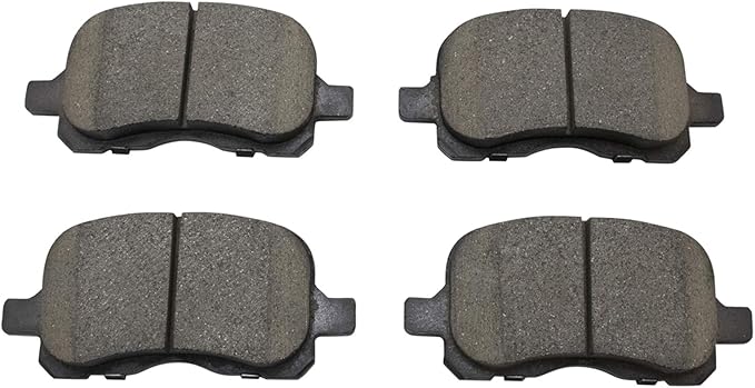 TRQ Front Brake Pads Ceramic Hardware Compatible with 1998-2002 Chevrolet Prizm 1998-2002 Toyota Corolla
