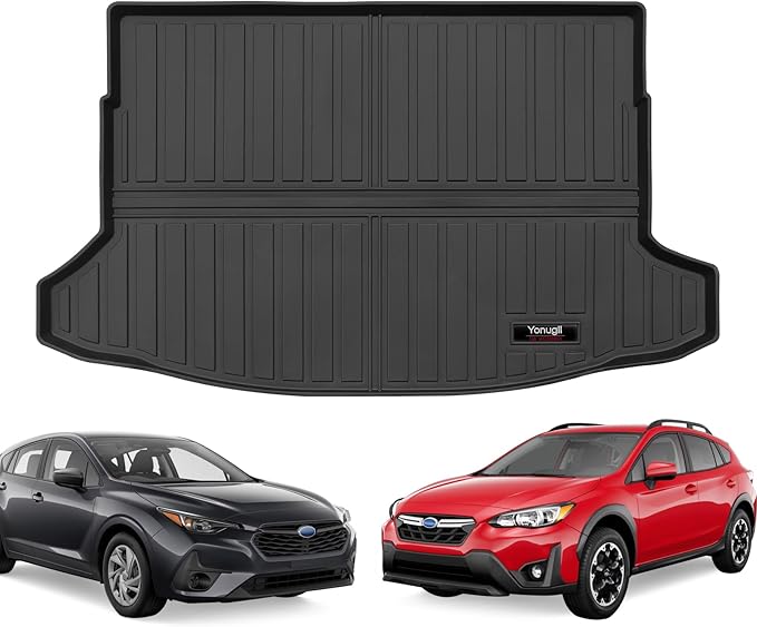 Custom for 2018-2023 Subaru Crosstrek & 2017-2023 Impreza Cargo Mats Trunk Liner All Weather TPE Protection Mat Accessories (for 2018-2023 Subaru Crosstrek/Impreza)