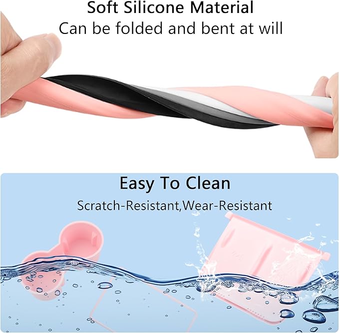 3PCS Center Console Accessories for Tesla Model Y 2021-2024 and Model 3 2021-2023 Cup Holder Insert, Screen Edge Protector Frame, Silicone Wireless Charger Mat, Pink